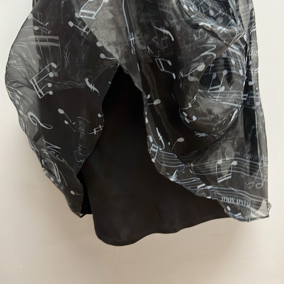 Samuel Dong Women’s Classic Sleeveless Musical Notes Dress Size Small - Picture 4 of 11